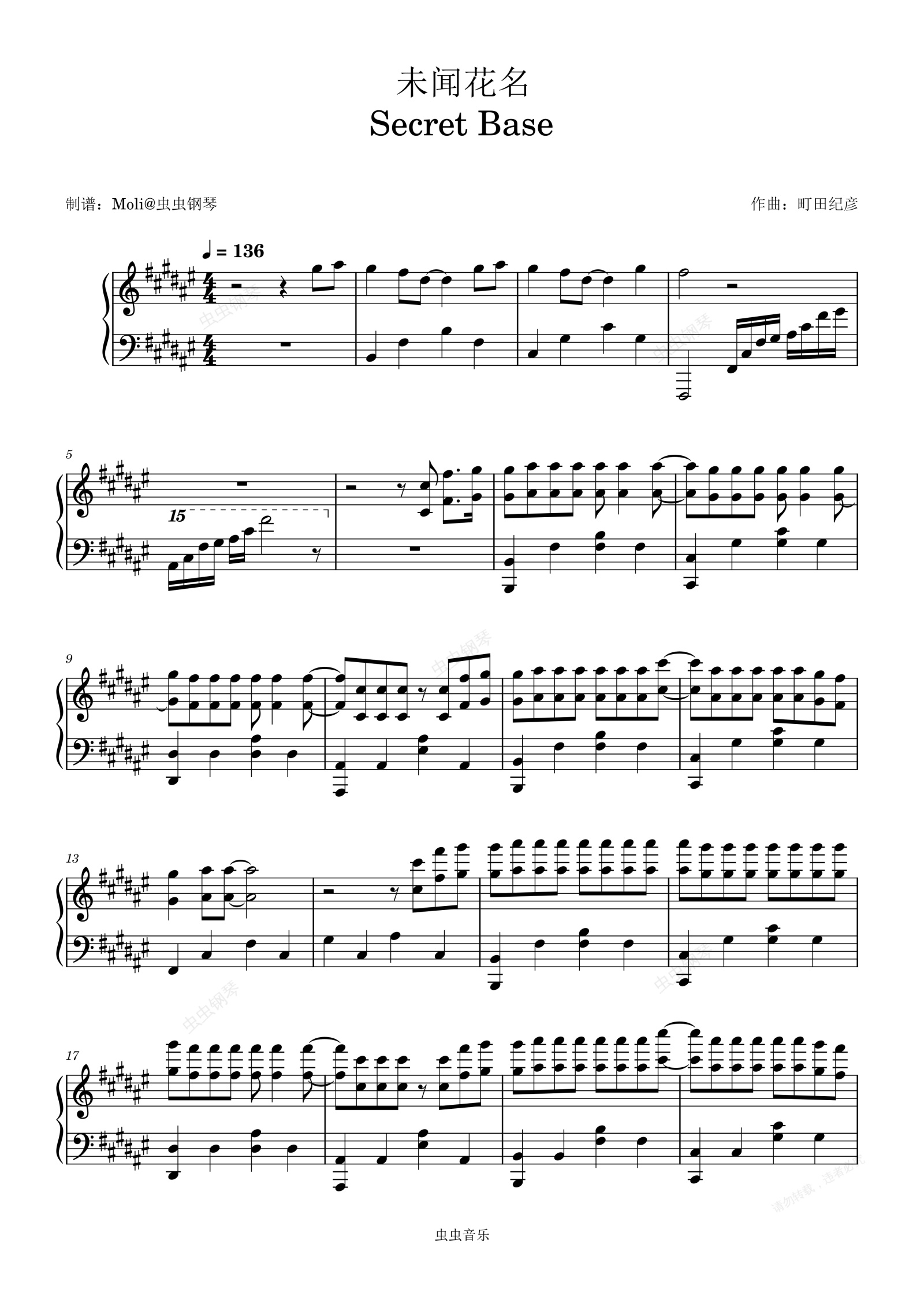 手机钢琴版未闻花名(未闻花名主题曲钢琴教学视频)-第2张图片-太平洋在线下载